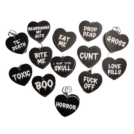 Taco: Heart Sayings Earrings